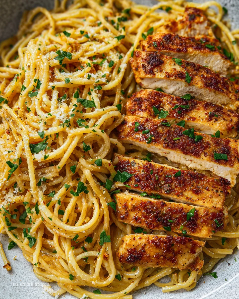 Garlic Butter Chicken Pasta 26 Garlic