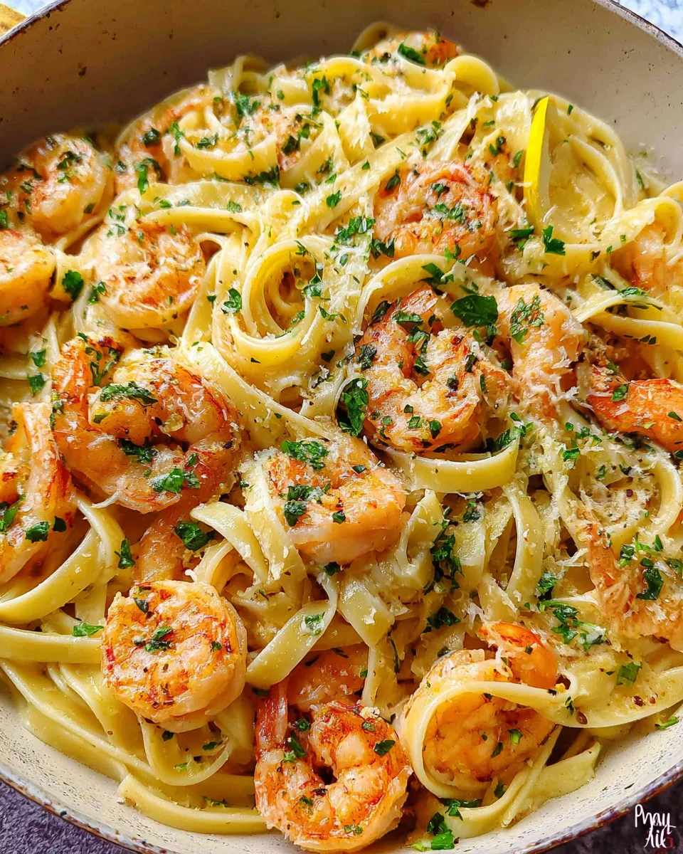 Garlic Butter Shrimp Pasta