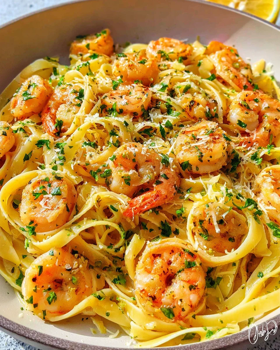 Garlic Butter Shrimp Pasta 21 Garlic