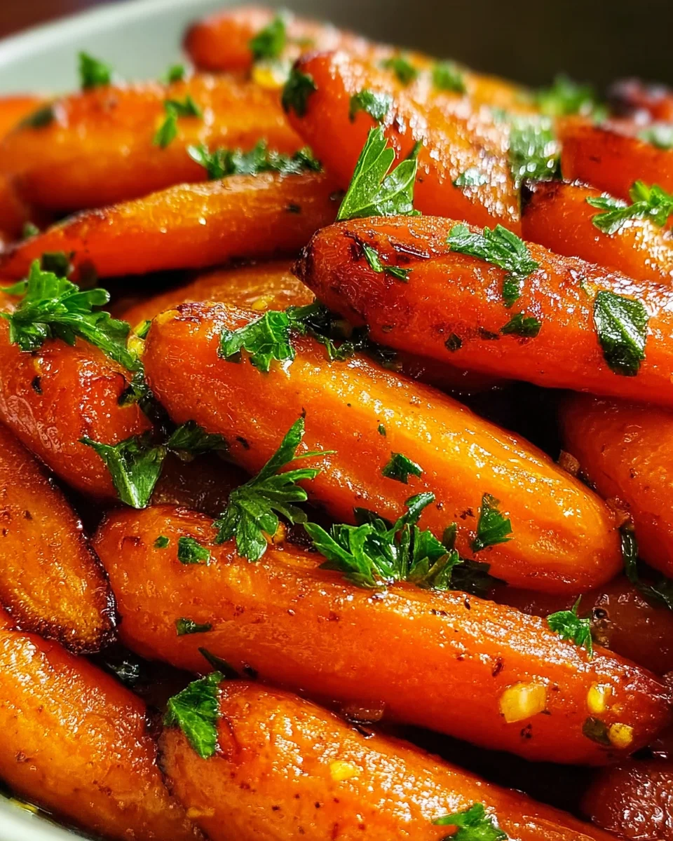 Glazed Roasted Carrots 16 Glazed
