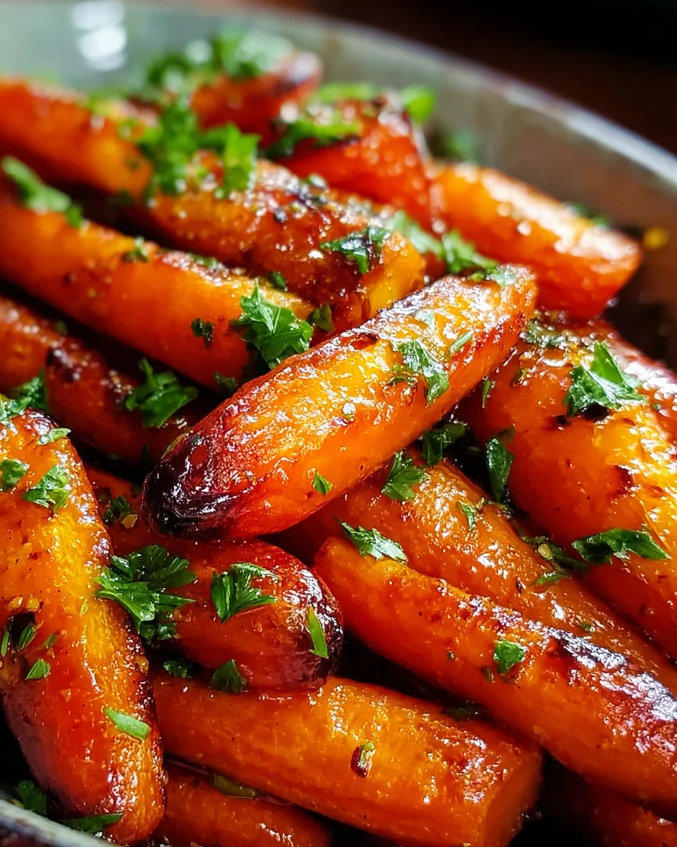 Glazed Roasted Carrots 17 Glazed