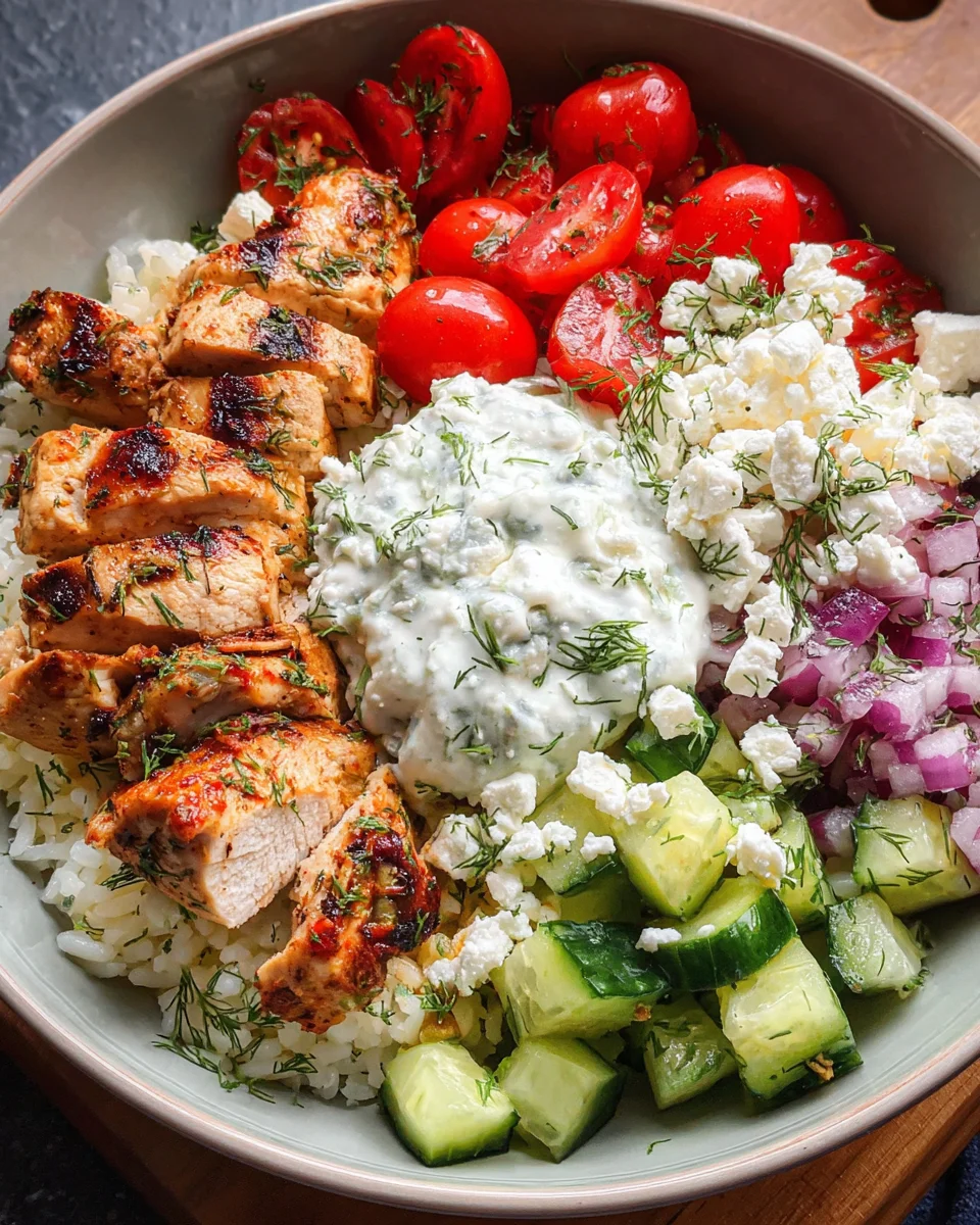 Greek Chicken Bowls 36 Greek