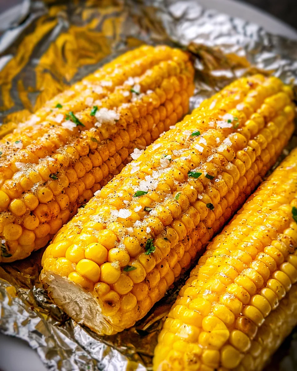 Grilled Corn on the Cob in Foil