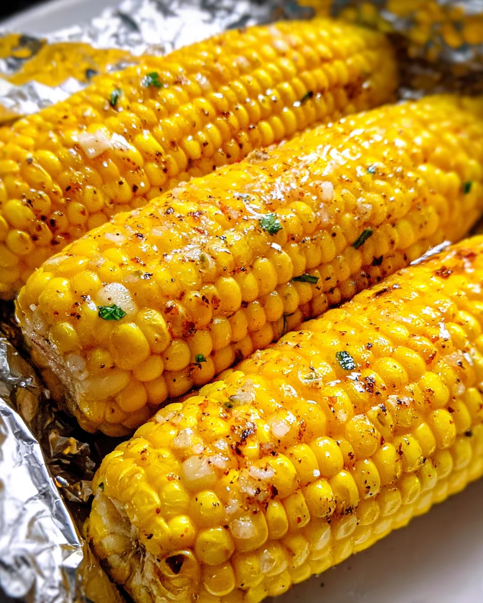 Grilled Corn on the Cob in Foil 17 Grilled