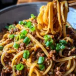 Ground Beef Mongolian Noodles 26 Ground Beef Mongolian Noodles