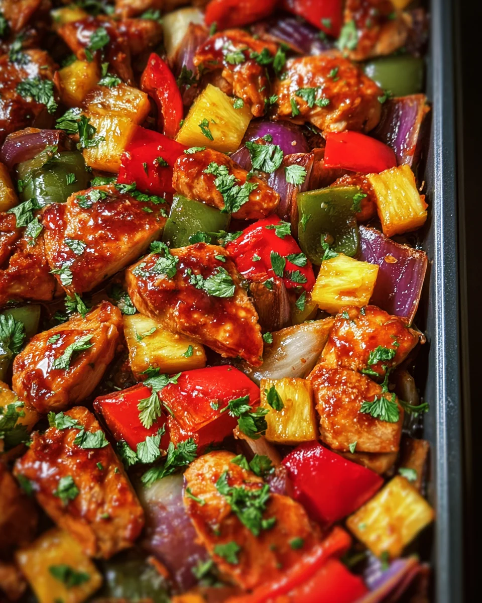 Hawaiian Chicken Sheet Pan 24 Hawaiian