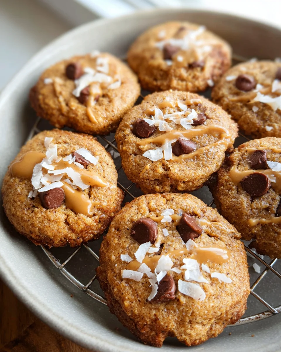Healthy Peanut Butter Banana Cookies