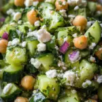 Herby Cucumber Salad with Feta and Chickpeas 20 Herby Cucumber Salad with Feta and Chickpeas