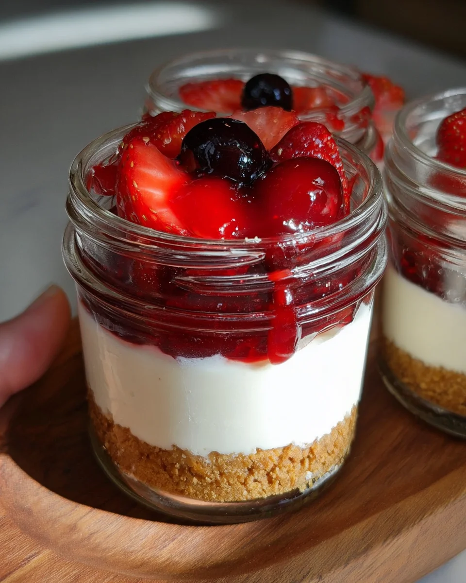 High Protein Cheesecake Jars 17 High