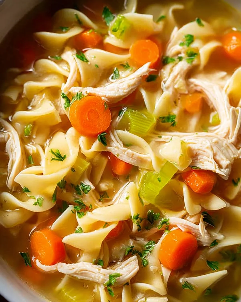 Homemade Chicken Noodle Soup