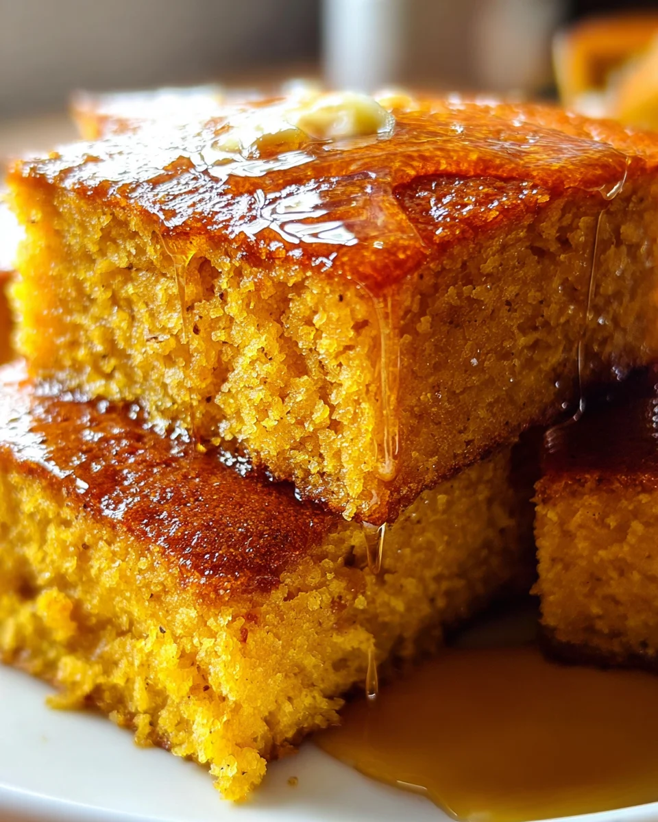 Honey Butter Sweet Potato Cornbread
