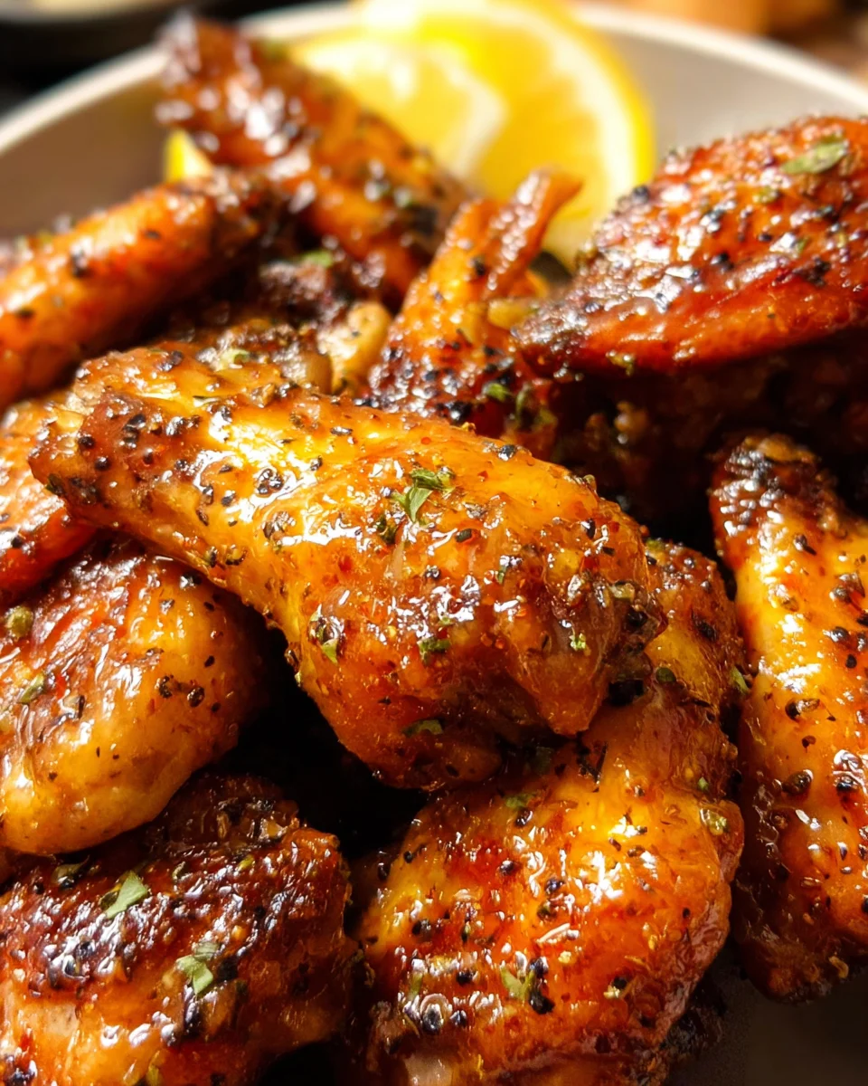 Honey Lemon Pepper Wings