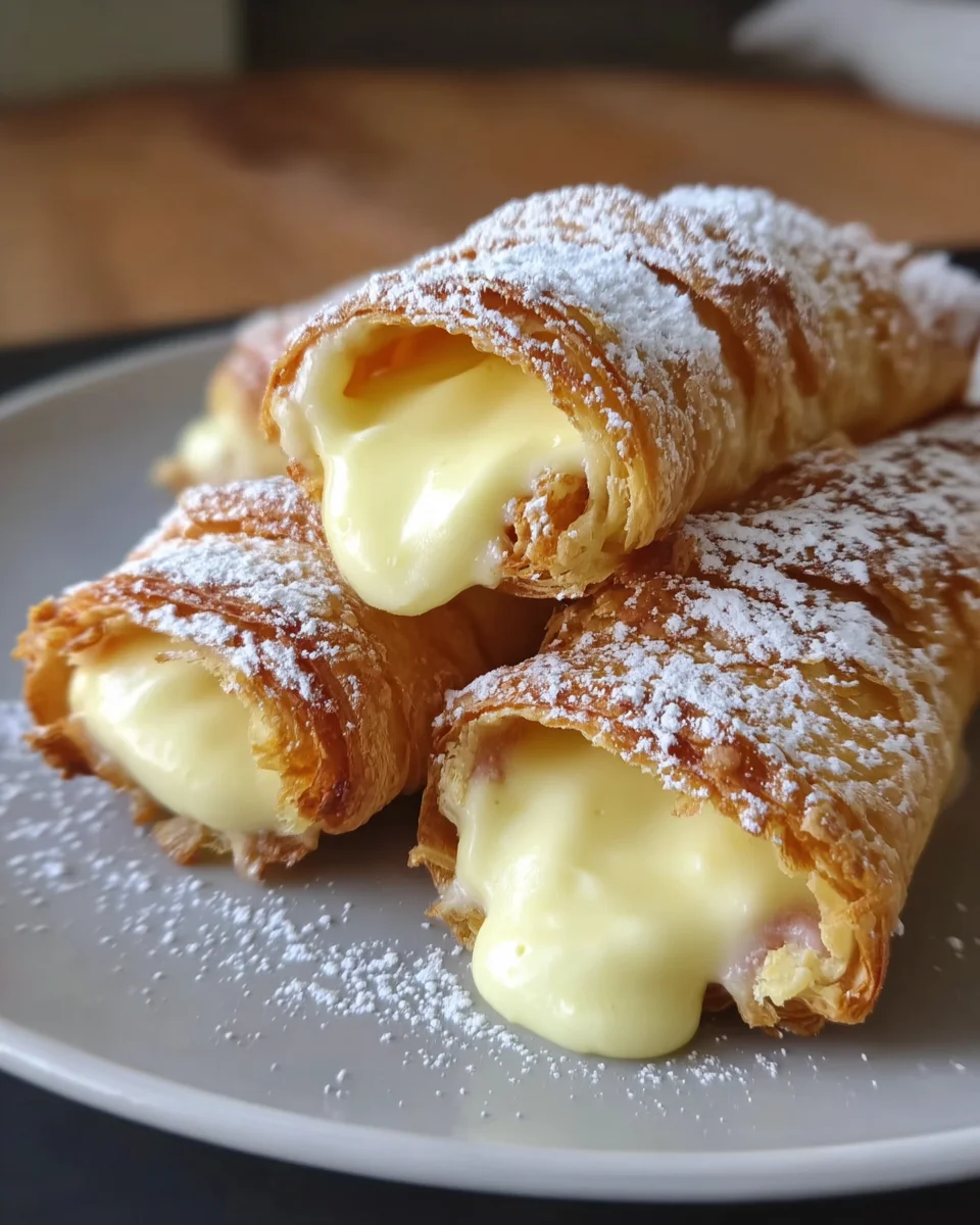Italian Cream Stuffed Cannoncini