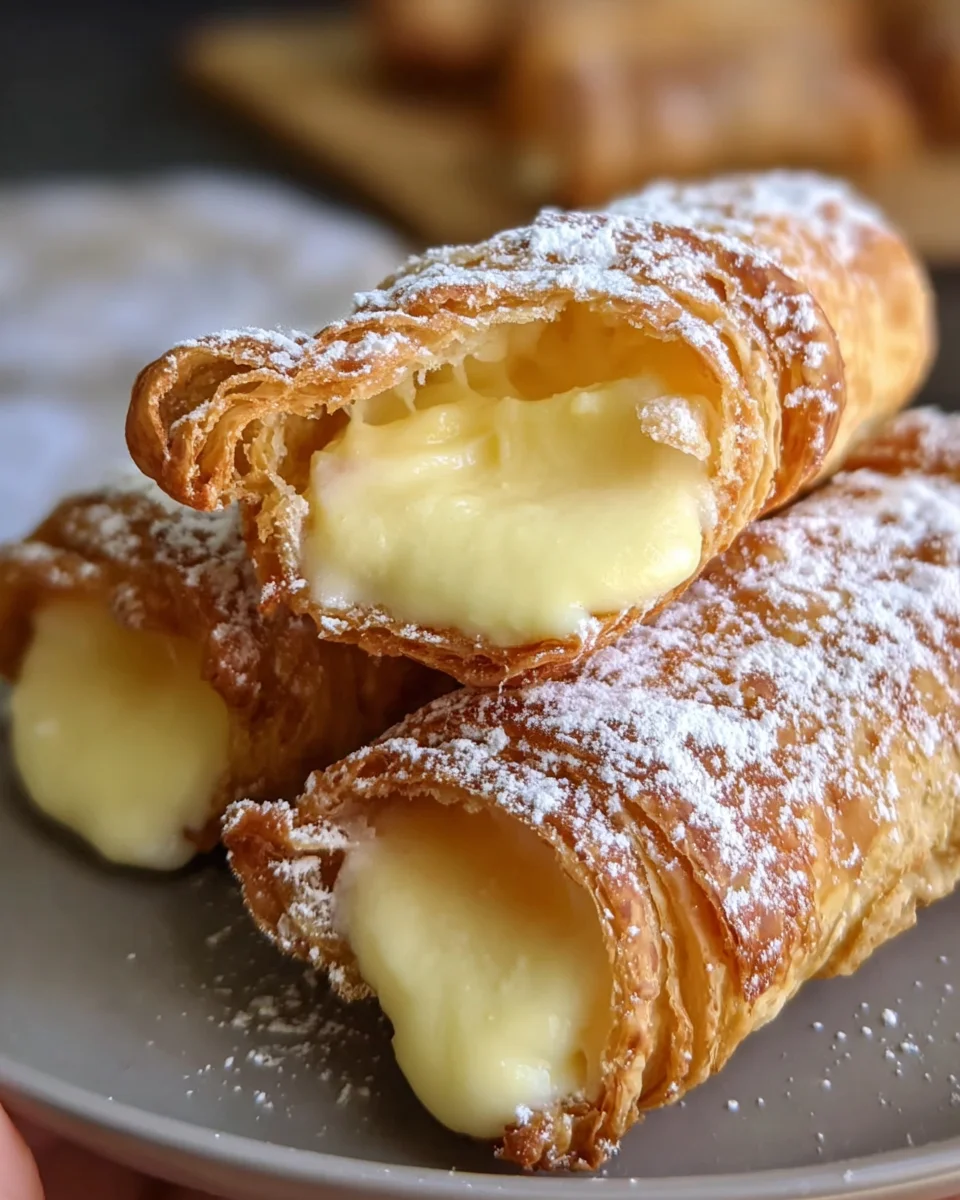 Italian Cream Stuffed Cannoncini 16 Italian