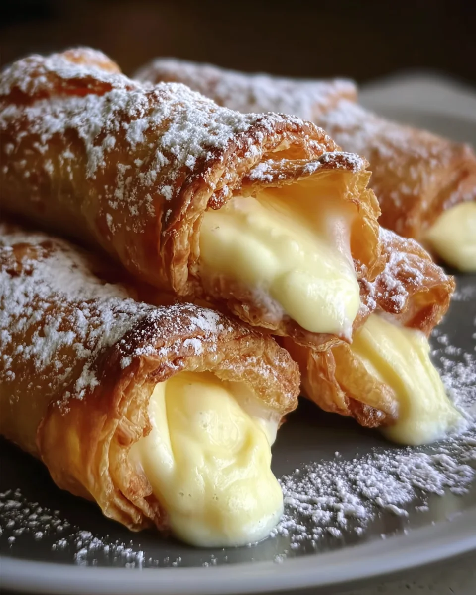 Italian Cream Stuffed Cannoncini 17 Italian