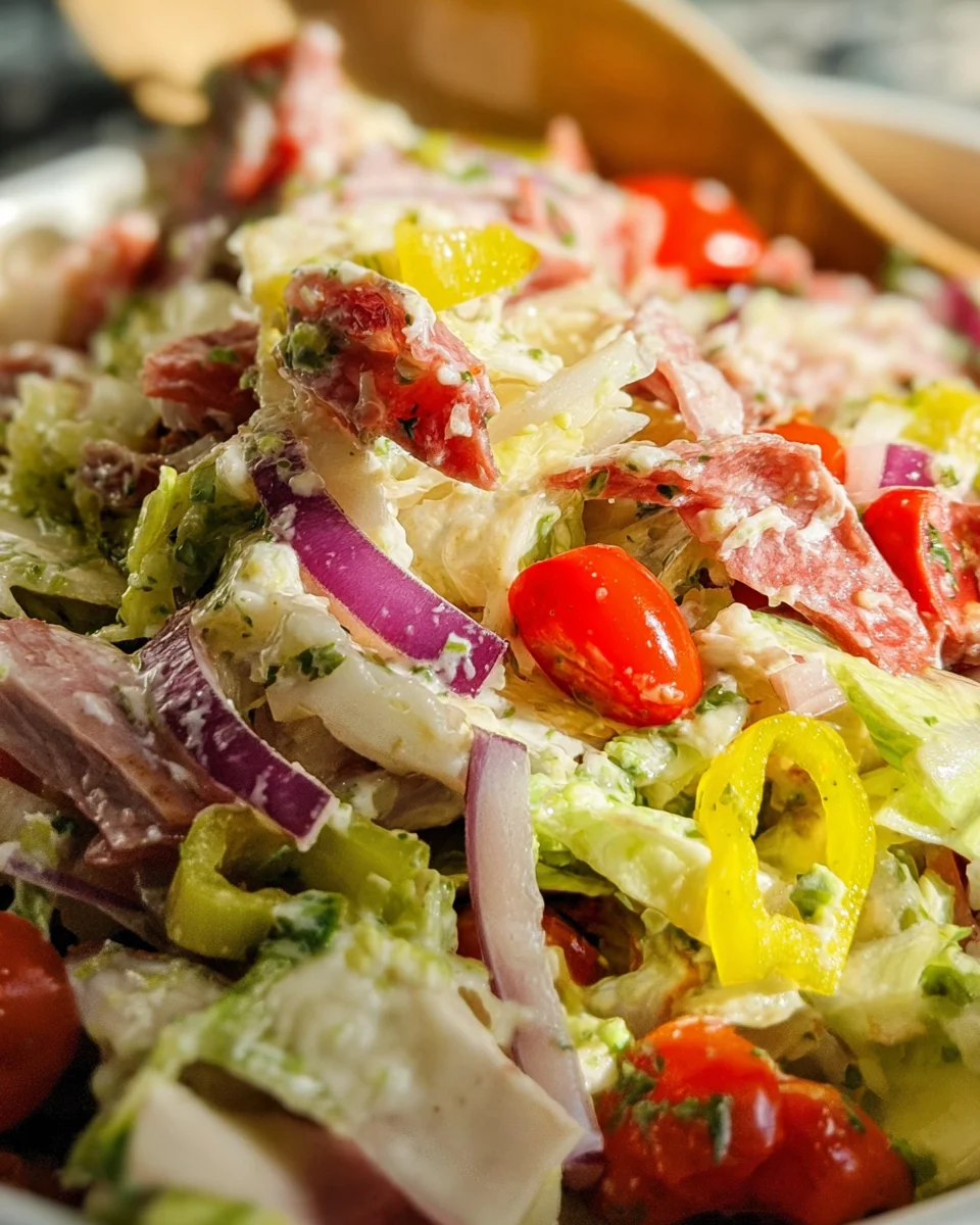 Italian Grinder Salad (Chopped Sub Salad) 25 Italian