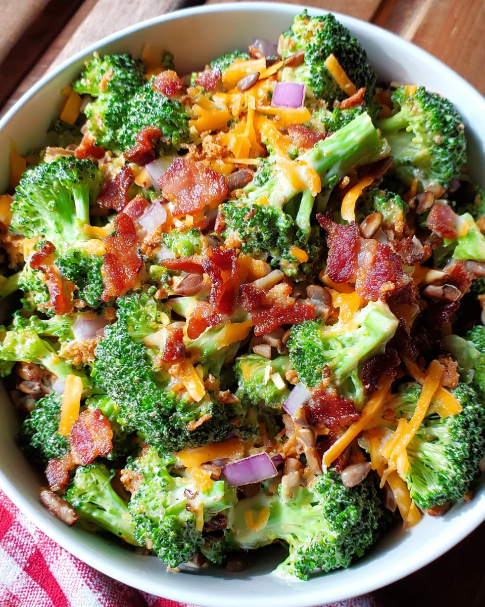 Keto Broccoli Salad Recipe