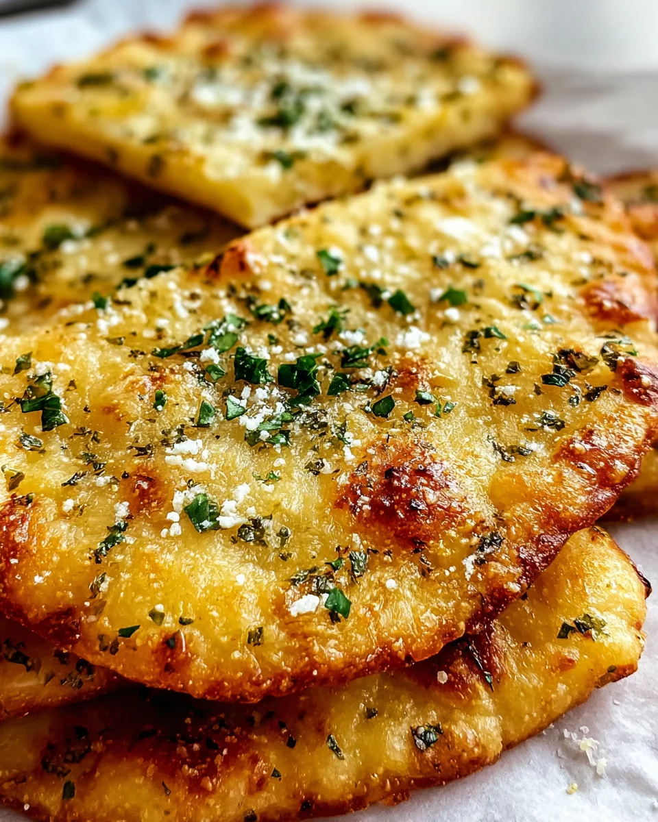Keto Garlic Flatbread