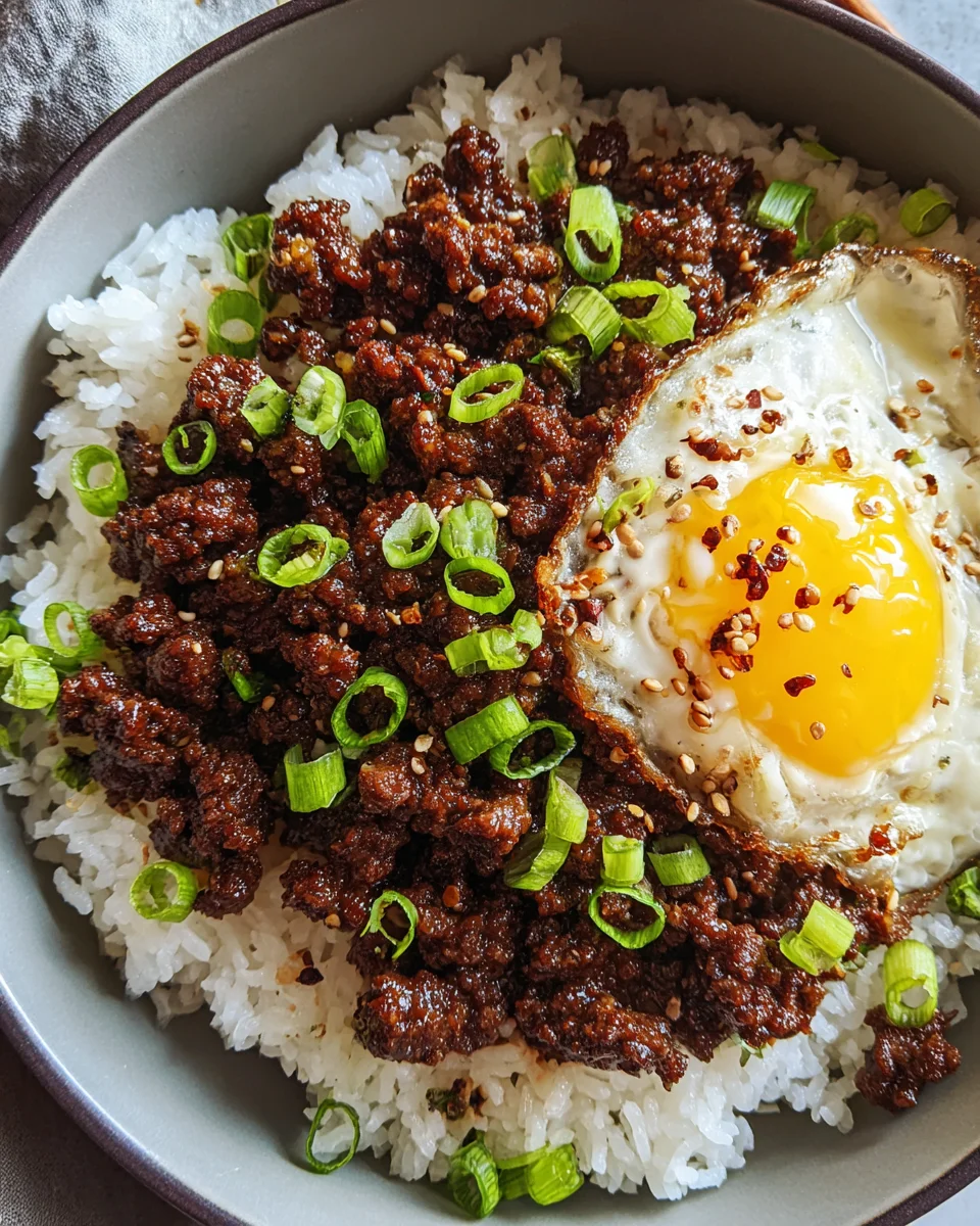 Korean Ground Beef Bowl (25-Minutes) 18 Korean