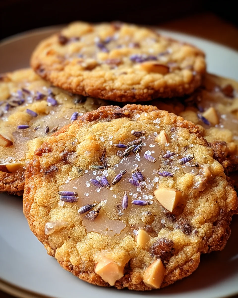 Lavender Honey Crunch Cookies