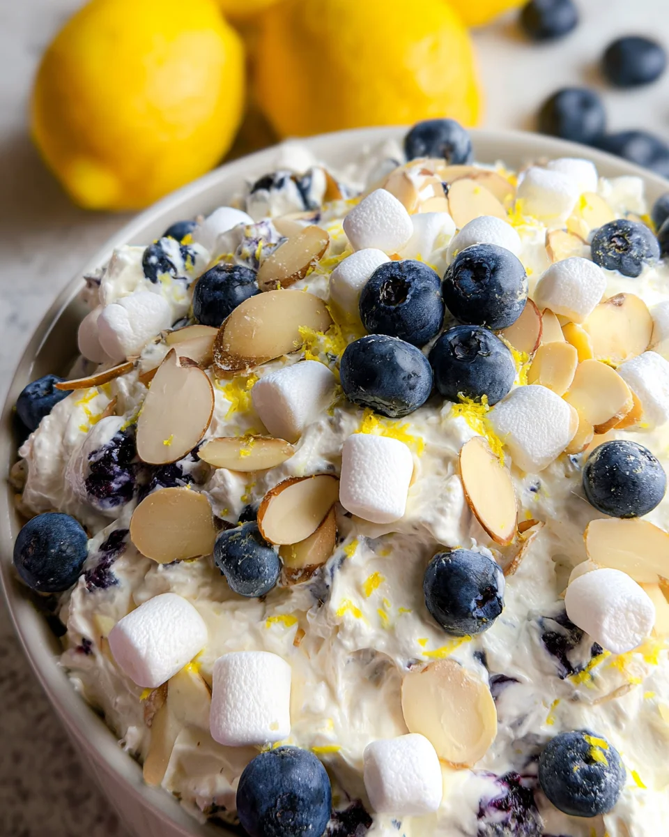 Lemon Blueberry Fluff 17 Lemon
