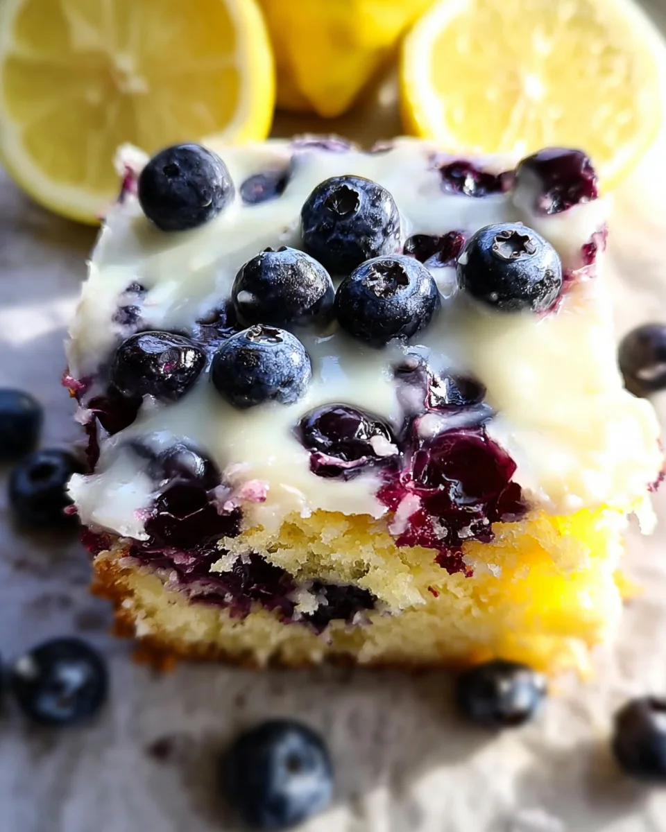 Lemon Blueberry Sheet Cake 26 Lemon
