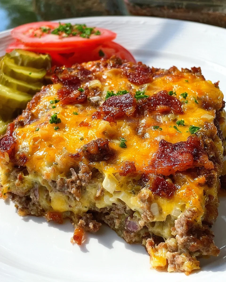 Low-Carb Bacon Cheeseburger Casserole 24 Low-Carb