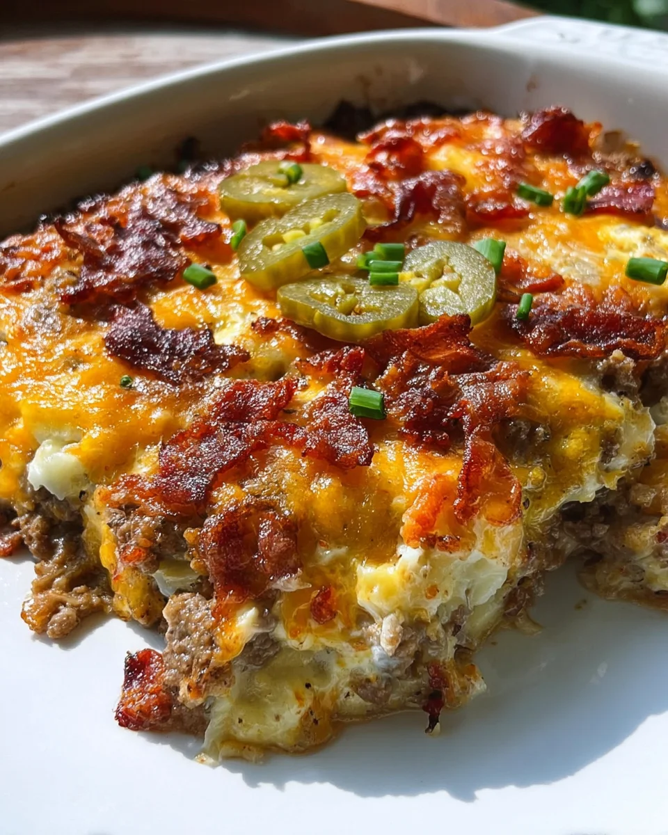 Low-Carb Bacon Cheeseburger Casserole 25 Low-Carb