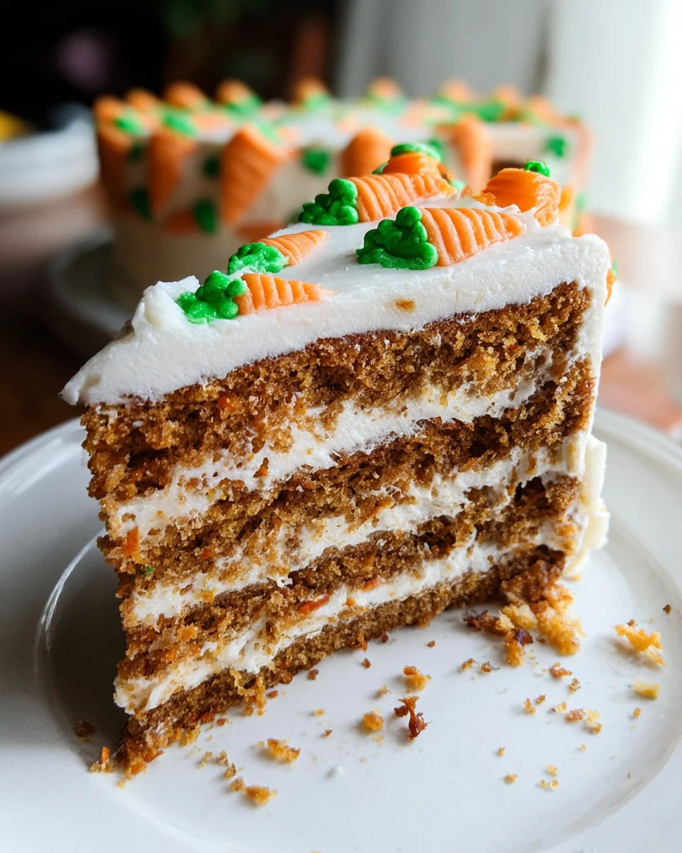 MOIST Vegan Carrot Cake Recipe with Cream Cheese Frosting 28 MOIST