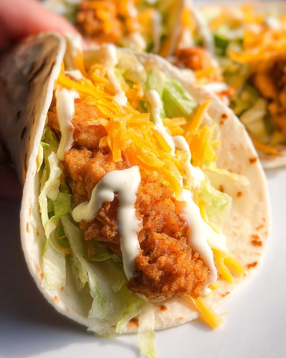 McDonald's Crispy Chicken Ranch Snack Wrap (Copycat!)