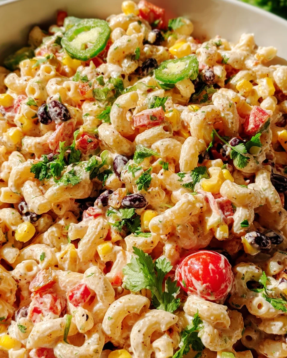 Mexican Macaroni Salad Recipe