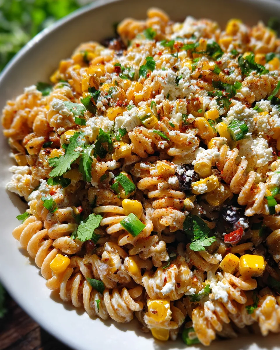 Mexican Street Corn Pasta Salad