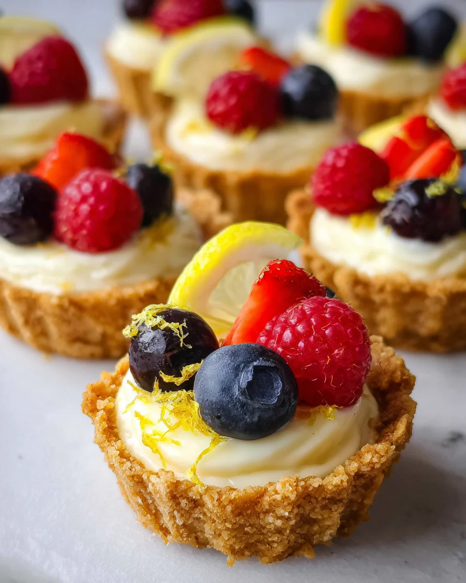 Mini Lemon Cheesecake Tarts 20 Mini