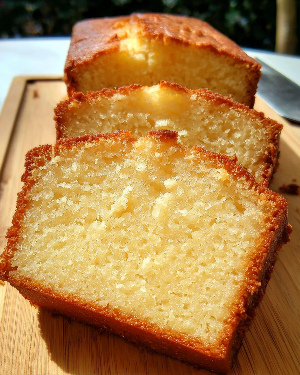 Moist Vanilla Pound