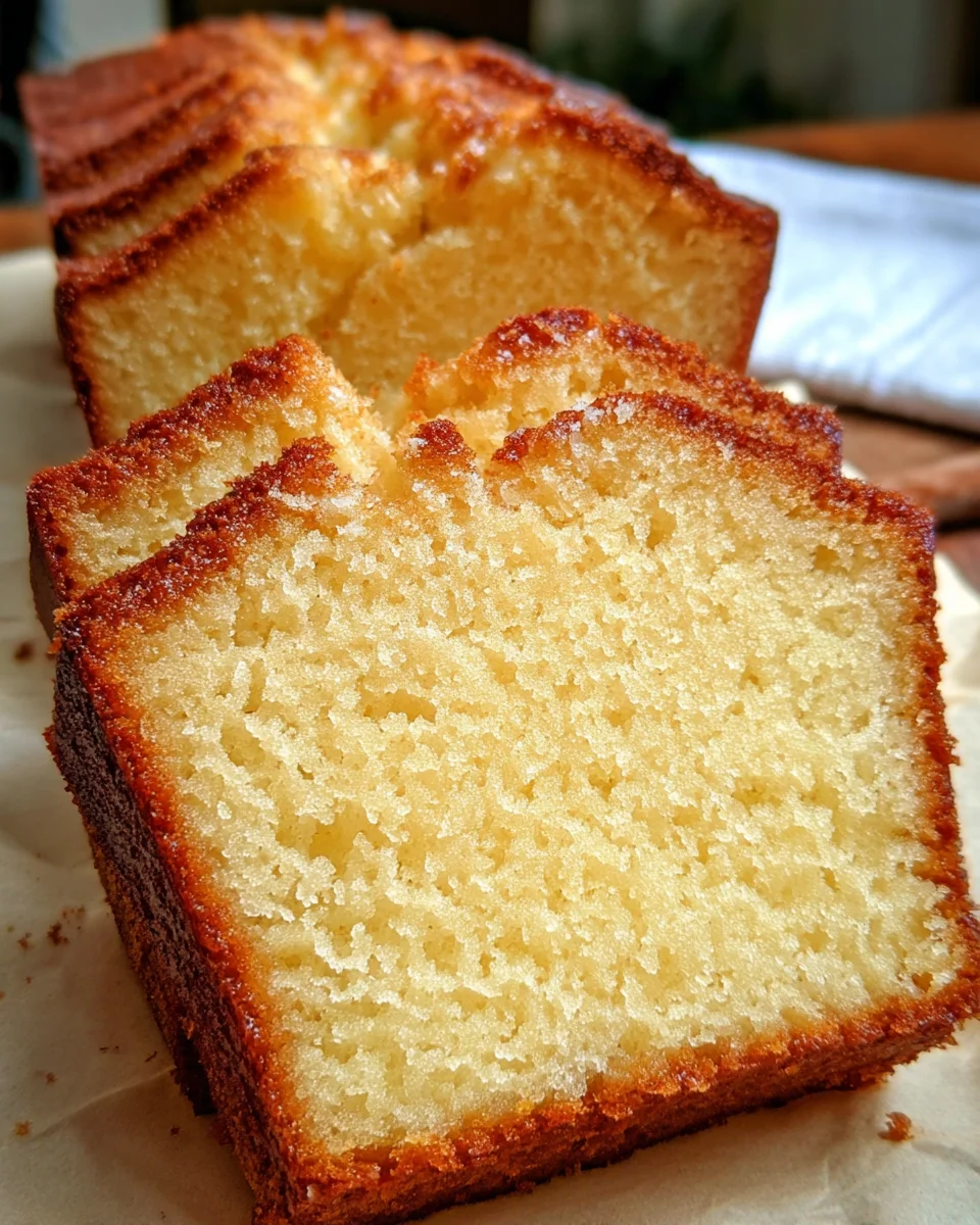 Moist Vanilla Pound 20 Moist