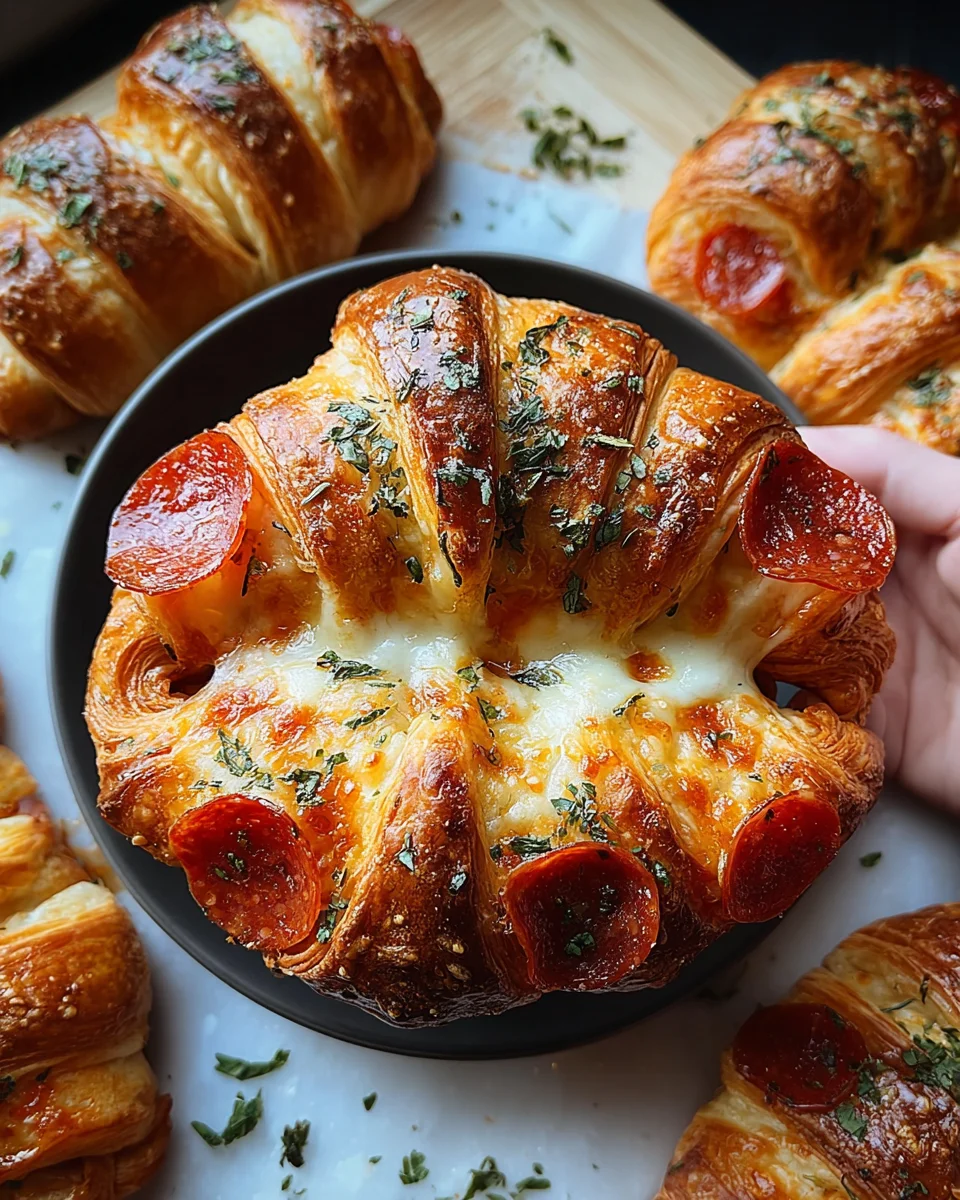 Mozzarella Pepperoni Croissant Rolls 19 Mozzarella
