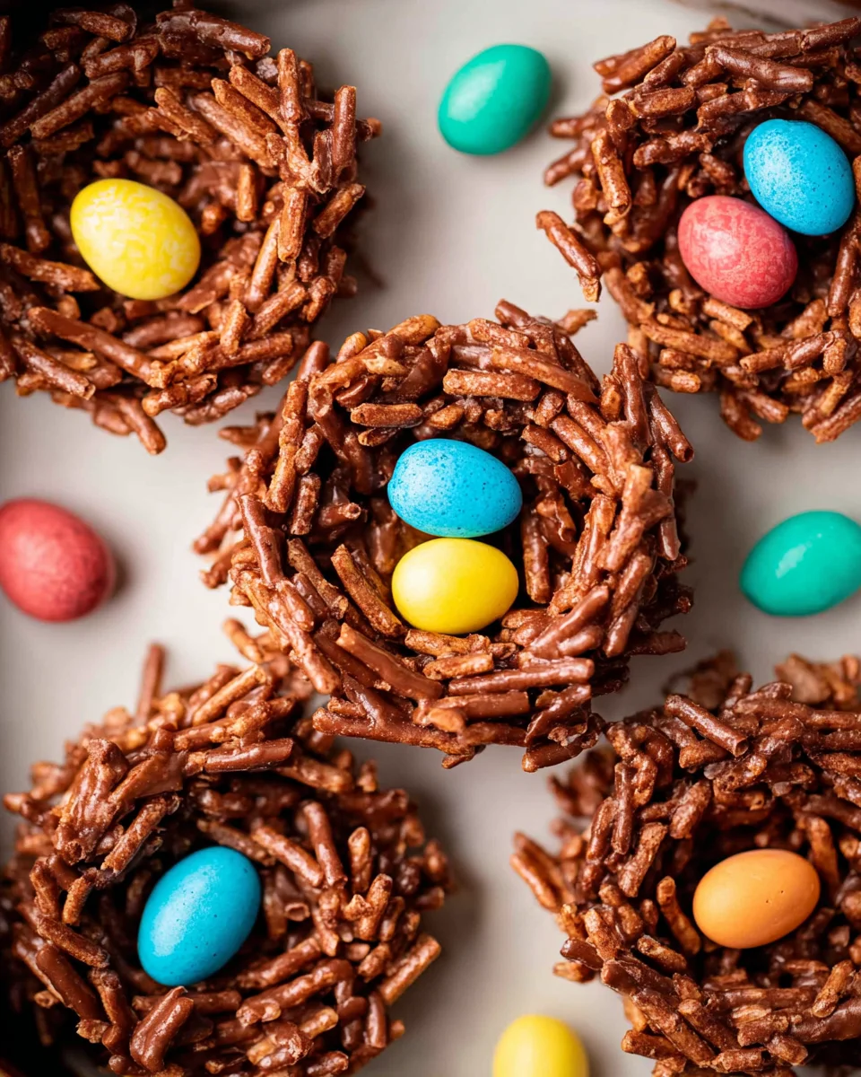 No-Bake Chocolate Bird Nests
