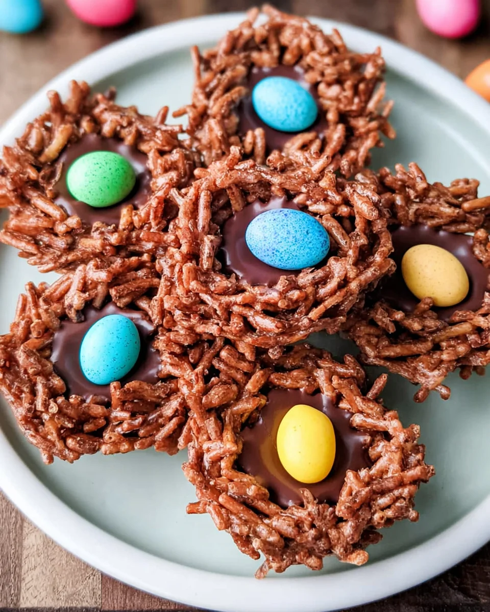 No-Bake Chocolate Bird Nests 17 No-Bake