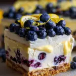 No-Bake Lemon dazzling Blueberry cream Cake