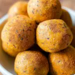 No Bake Healthy Pumpkin Pie Energy Balls