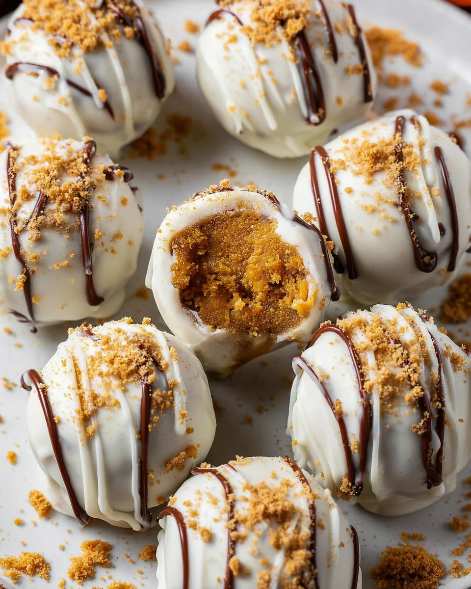 No Bake Pumpkin Balls