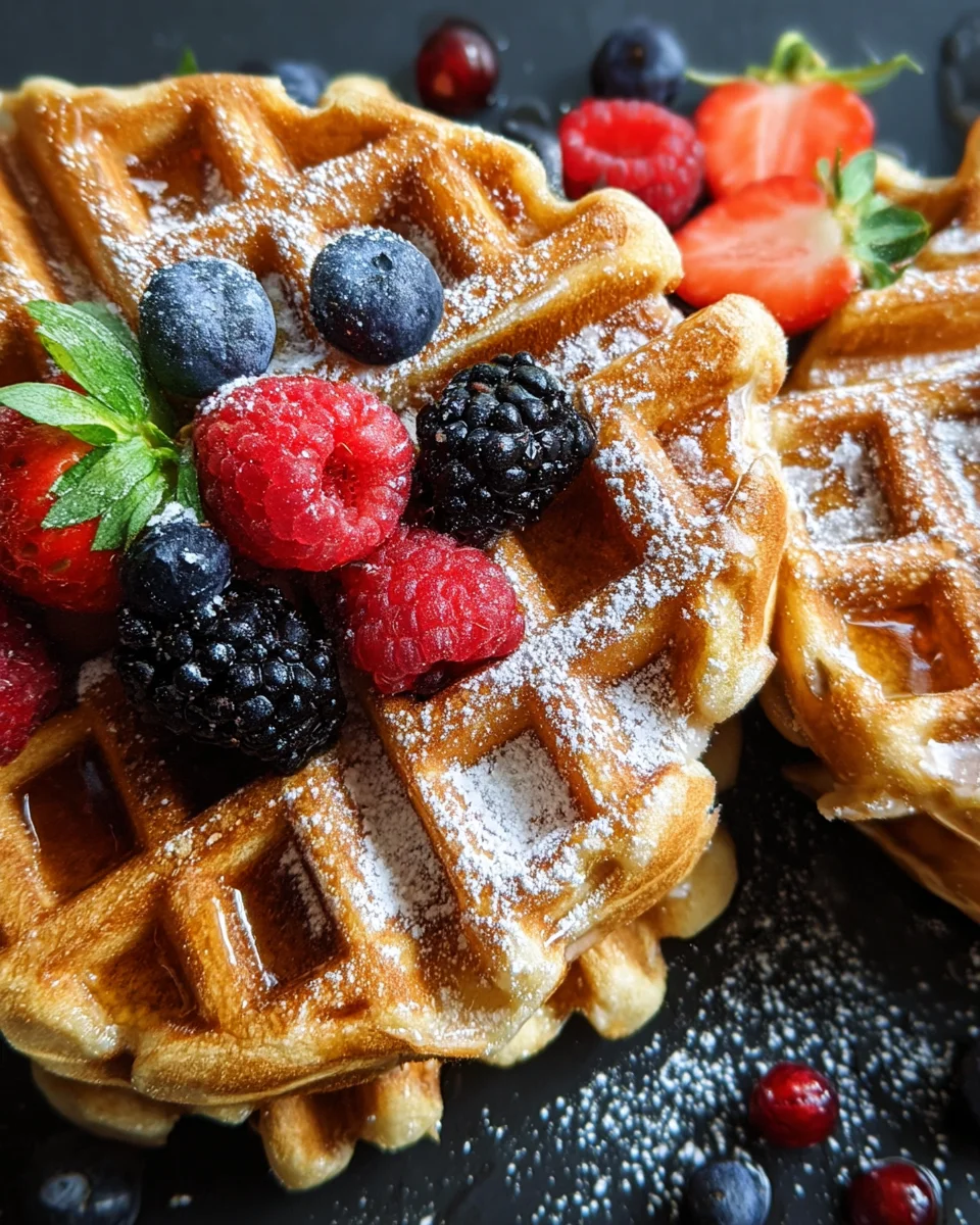 Oatmeal Cottage Cheese Waffles 14 Oatmeal