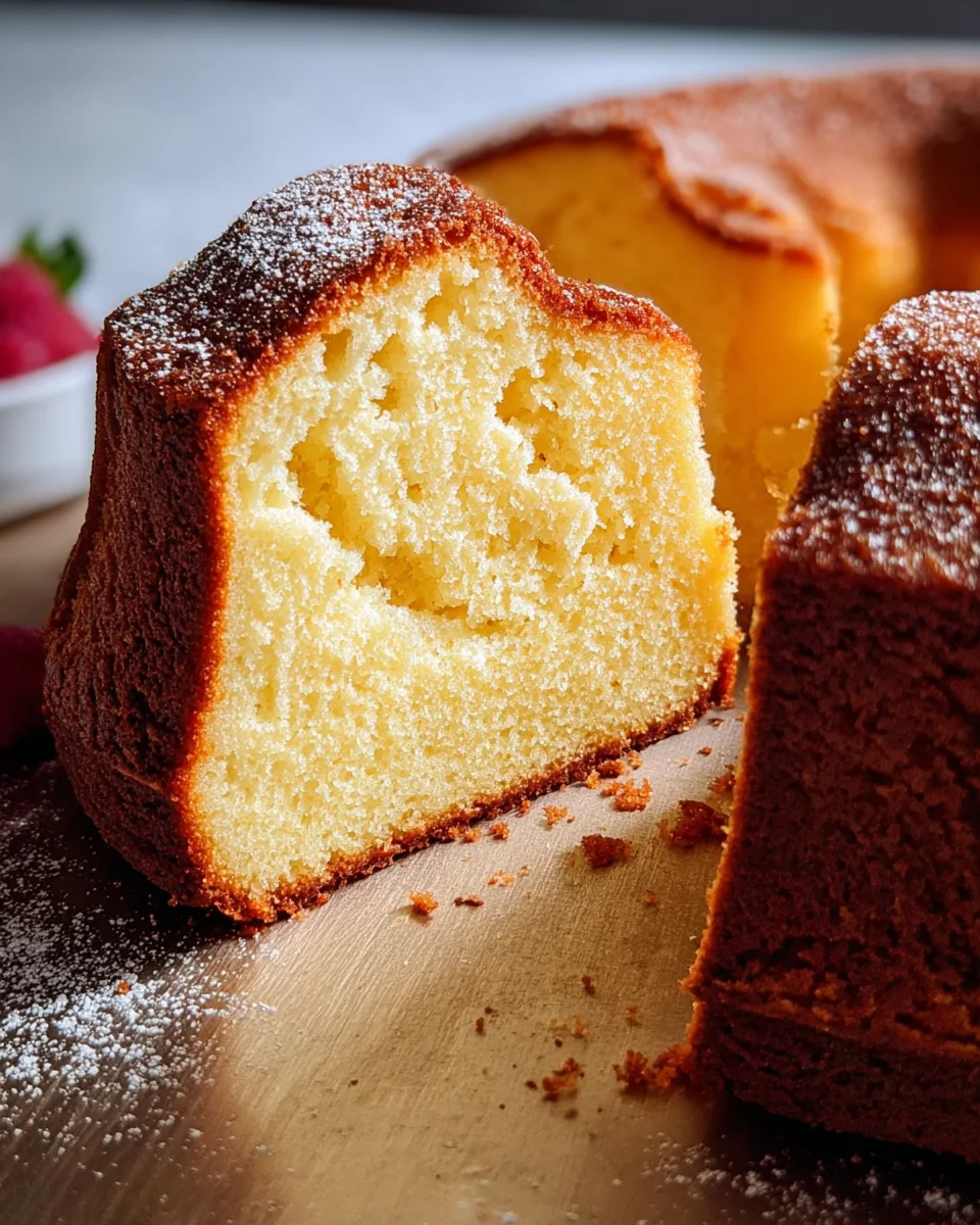 Old Fashioned Pound Cake