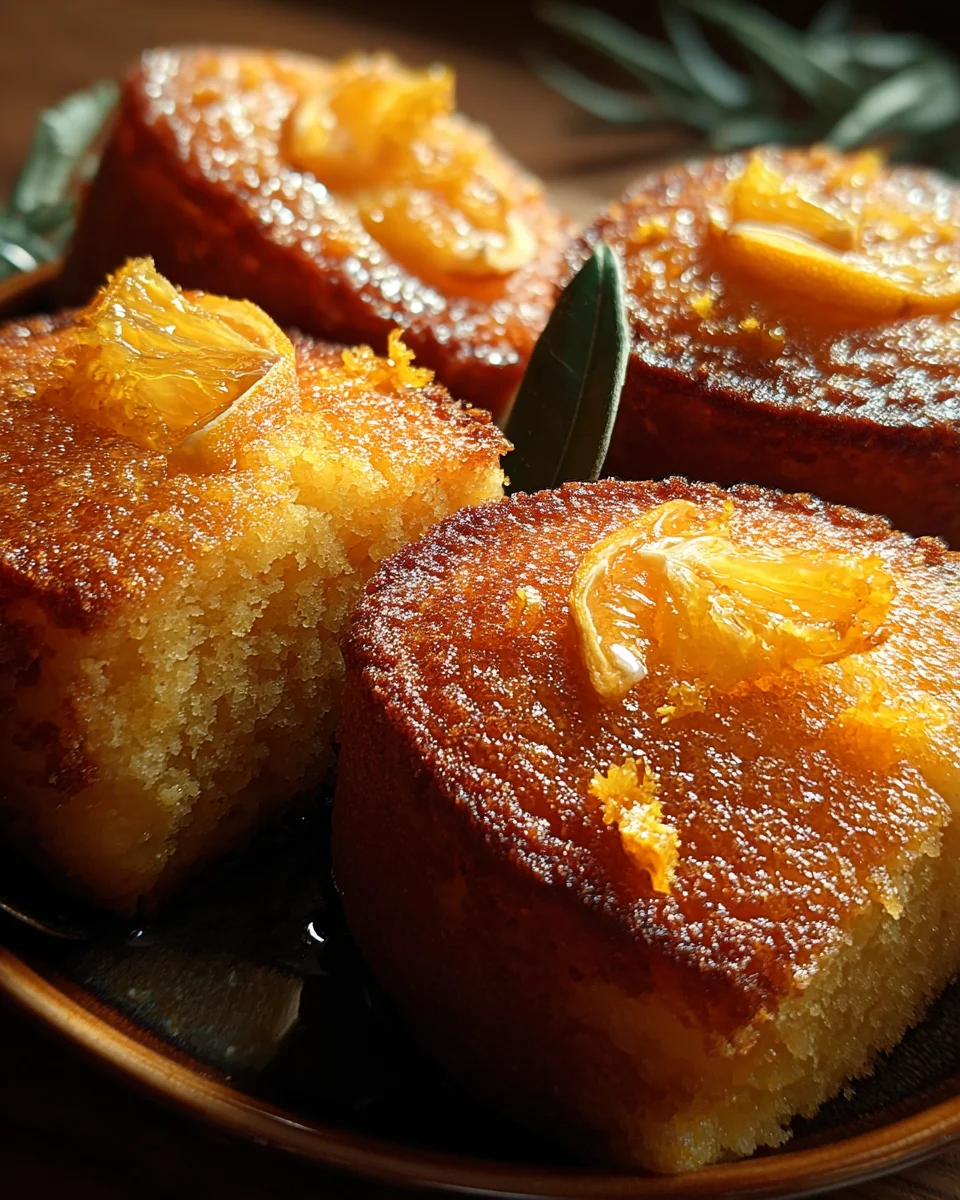Orange Ginger Honey Cakes