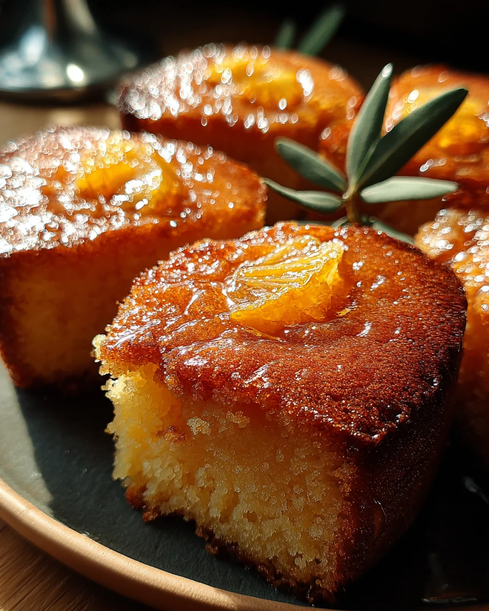 Orange Ginger Honey Cakes 24 Orange
