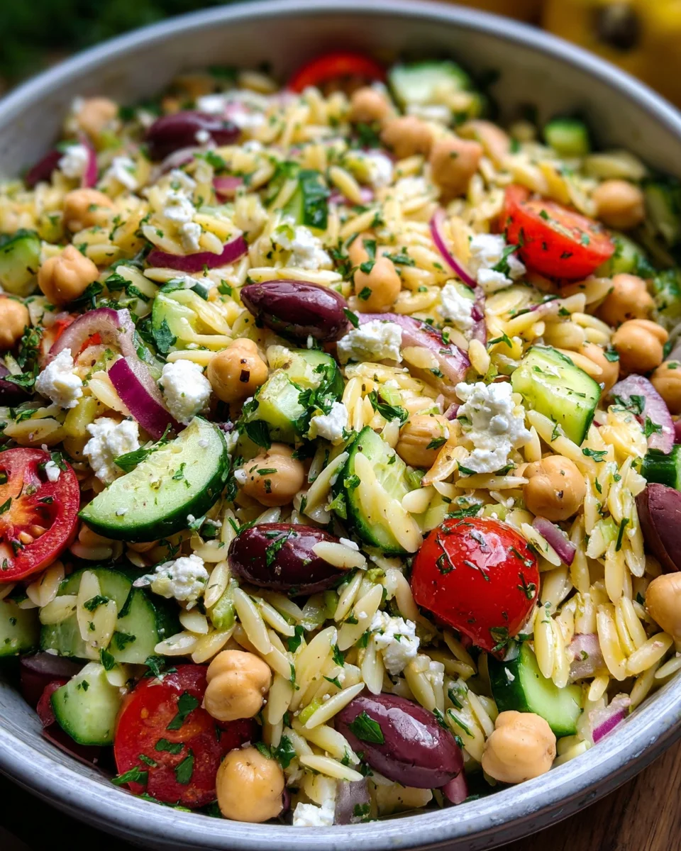 Orzo Pasta Salad 19 Orzo