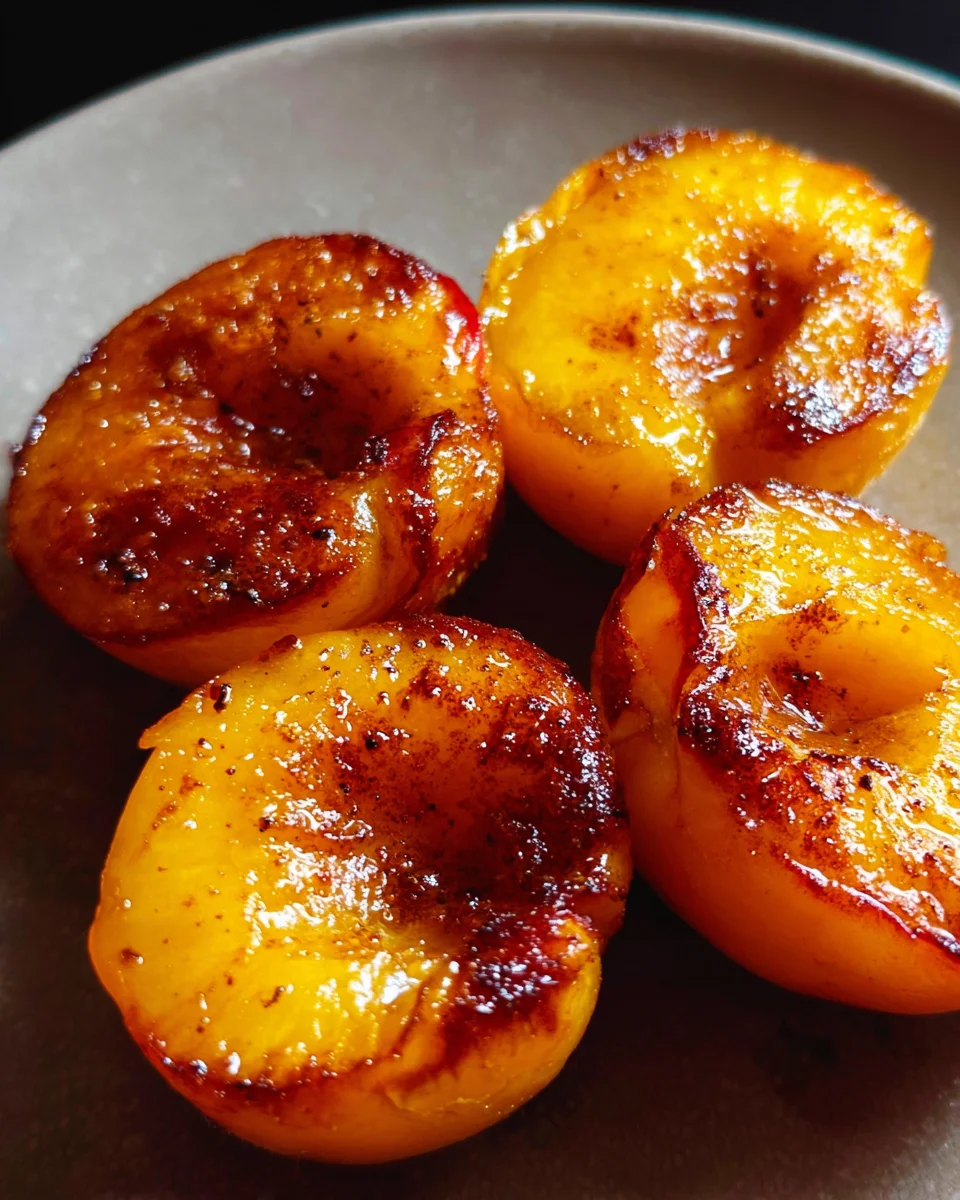 Pan Fried Peaches