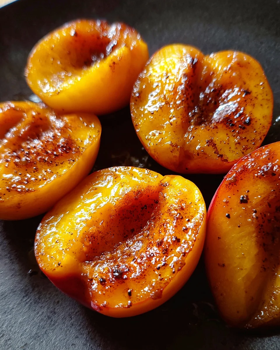 Pan Fried Peaches 18 Pan