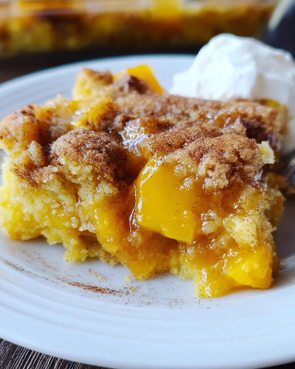 Peach Cobbler with Cake Mix 18 Peach