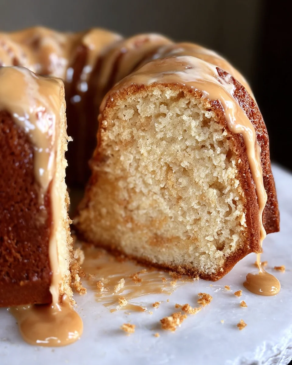 Peanut Butter Cream Pound Cake